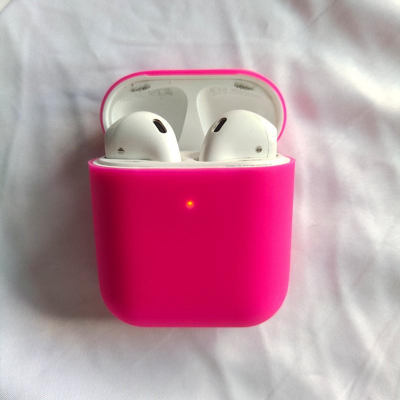 1 STÜCK Geeignet für AirPods 1/2 Split Body Schutzhülle Apple Dünne Drahtlose Bluetooth Kopfhörer Flüssigsilikon Schutzhülle