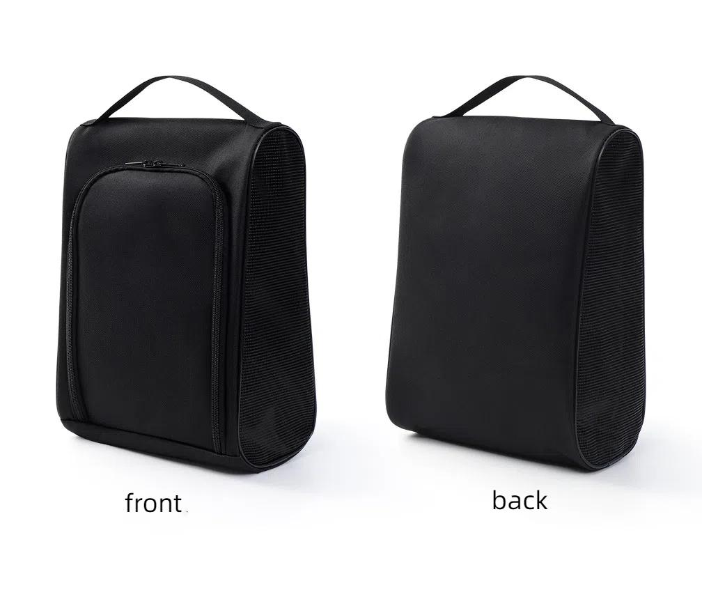 Portable Golf Shoe Bag Oxford Cloth Shoe Carrier Bags Breathable Lightweight Golf Handbag Dustproof Football Tennis Shoe Bag