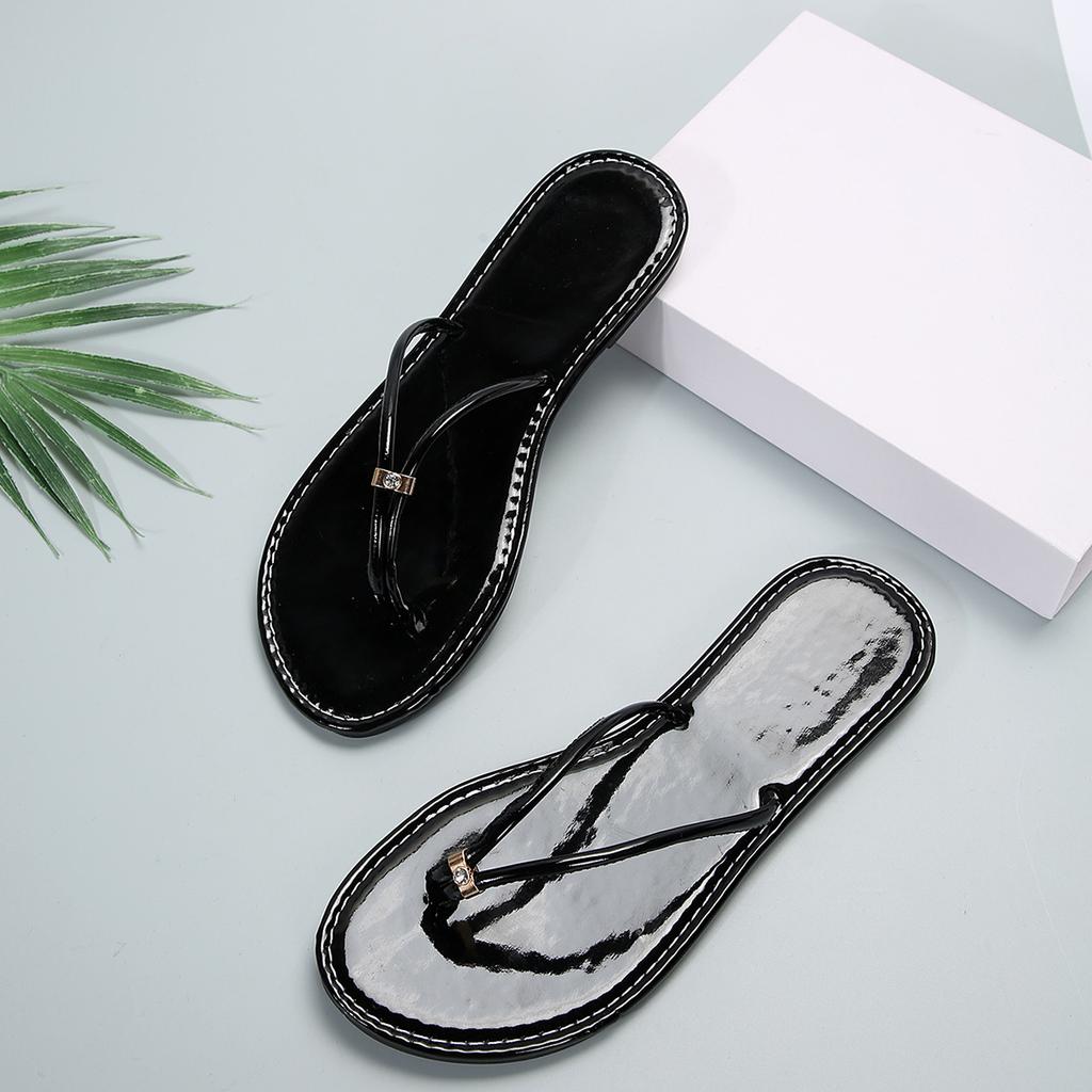 Fashion Women Slippers Fashion Solid Color Casual Slippers Summer Comfortable Women Shoes Beach Home Flat Simple Sandals Slides Women