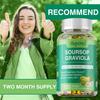 Soursop Leaf and Fruit Extract 120 Capsules High Potency 1000 Mg Supports Respiratory and Digestive Health