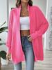 Women's Wool Sweater Fall Winter New Style Outerwear Women's Casual Fashion Loose Knit Cardigan