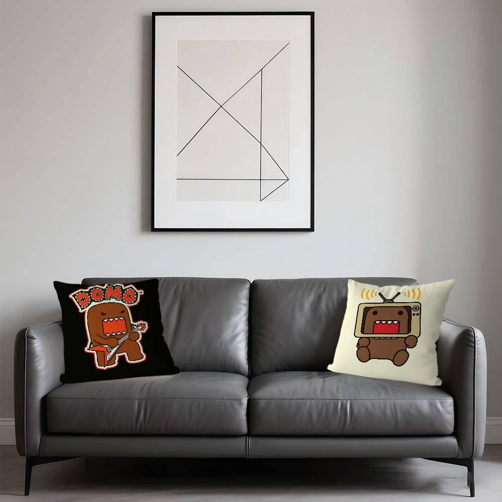 Cute Domo Kun Pillow Gift Home Office Decoration Pillow Bedroom Sofa Car Cushion CoverPillow Case