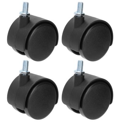 4Pcs 2in Caster Waterproof 360 Degree Rotatable Universal Wheels for Cabinet Trolley