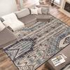 Persian Crystal Carpet Living Room Wear-Resistant And Easy-To-Take-Care Floor Mat Bedroom Dirt-Resistant Ethnic Style Decorative Mat
