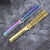 Butterfly Combs Stainless Steel Folding Training Practice Combs Hair Styling Tools For Sport Outdoor Use
