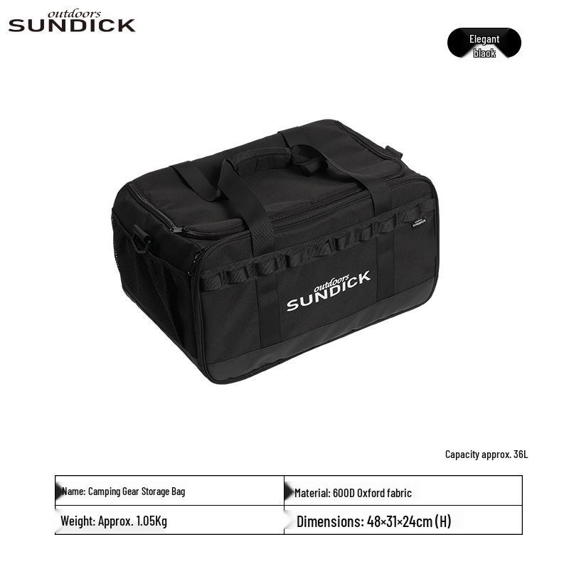 

Waterproof Portable Storage Bag for Outdoor Gear, Camping Lamps & Fishing Equipment чорний