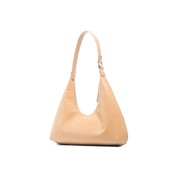By Far Amber Series Leather Vintage Semi-Gloss Underarm Shoulder Bag Women shoulder bag Cream 20PFAMRSCEWLAR