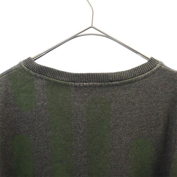 Christopher RAEBURN Print Long Sleeve Trainer S Gray Sweat Men's Used