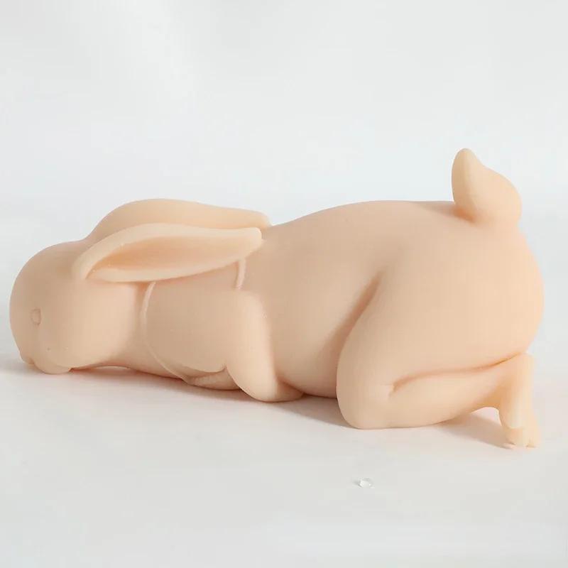 Neues Sexspielzeug für männliche Masturbation, 0,5 kg, Kaninchenmodell, realistischer Vaginalkanal, erwachsener männlicher Masturbator, Muschi kann eingeführt werden