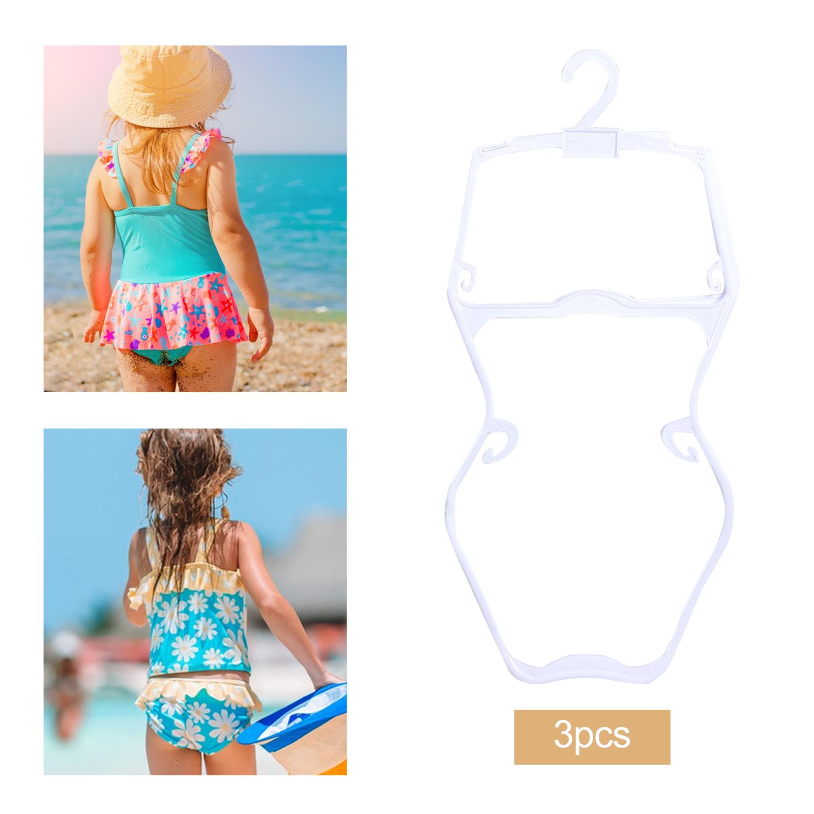 

3 Pieces Bathing Suit Hangers Multifunctional Bathing Suit Bikini Hangers for Belts Garden Dresses Bathing suits Scarves Dresses