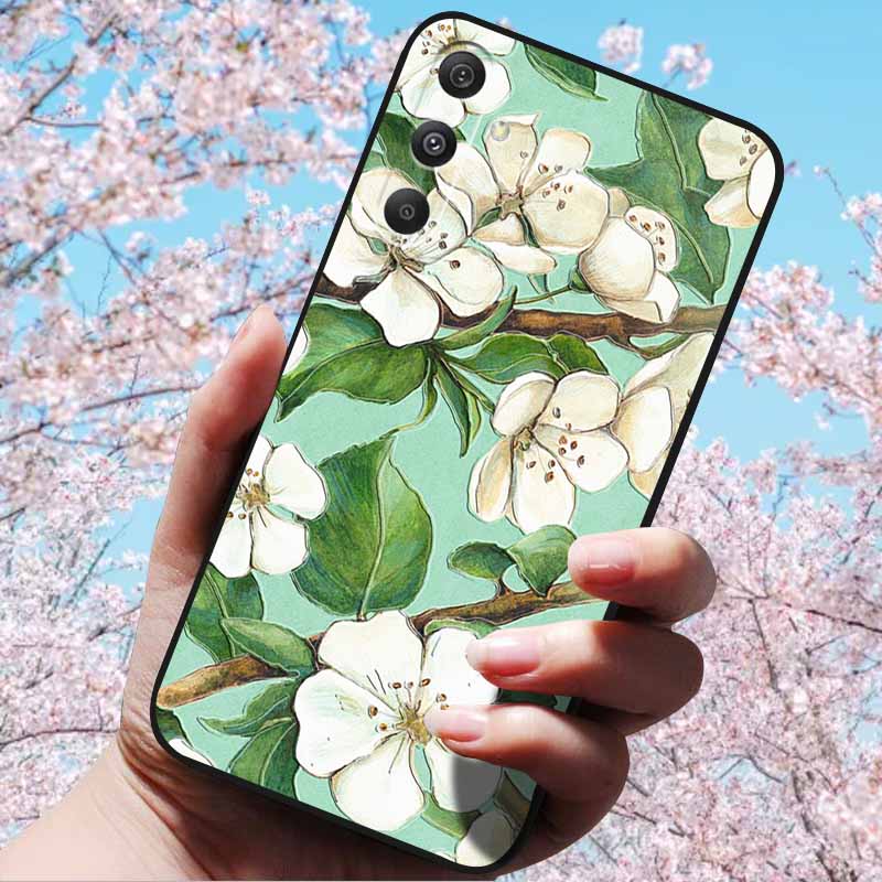 For Samsung Galaxy A16 5G 4G Cases 3D Relief Soft Silicone Cover Retro Embossed for Galaxy S24 FE Plus S 24 Phone 3D Soft Cases