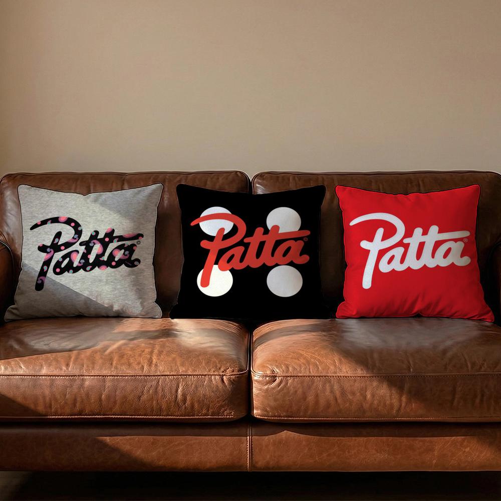 Patta Cushion Cover Soft Reversible Durable Pillow Cover MultiScene Use for Home Car Daily Comfort