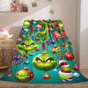 Christmas Gift Comedy Movie How the Grinch Stole Christmas blanket home warming, four season bed decoration sofa cover flannel throwing blanket K20