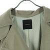 anuans long wool trench coat F beige Women Used