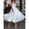 Verano Nuevo Estilo Europeo Americano Sexy para Mujer con Tirantes Finos Vestido de Encaje de Falda Amplia En Stock