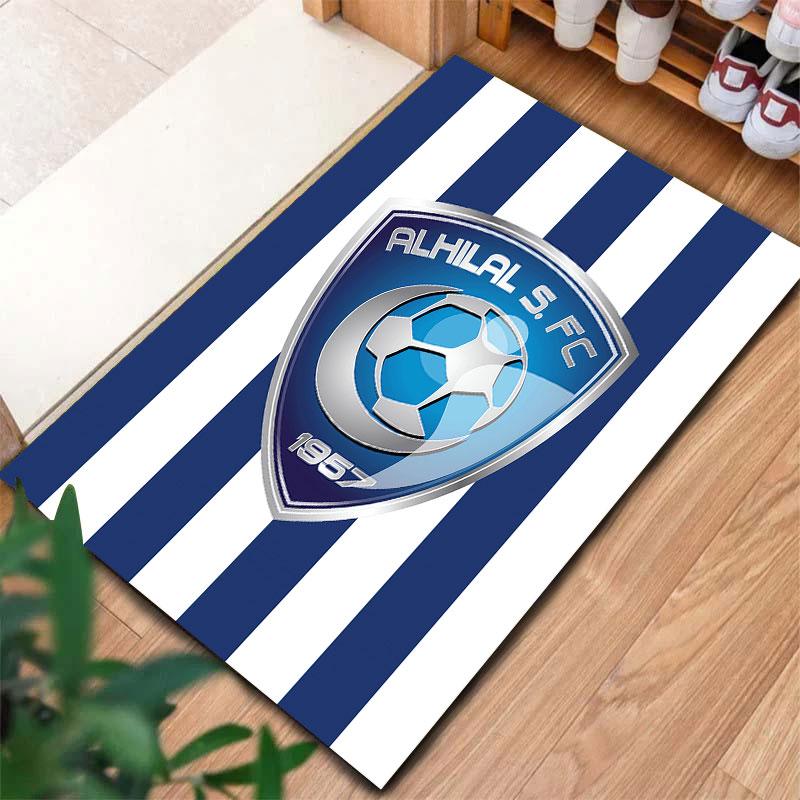 Al-Hilal Saudi FC Carpet Rug for Living Room Bedroom Home Sofa Decoration,Kids play Non-slip Floor Mat