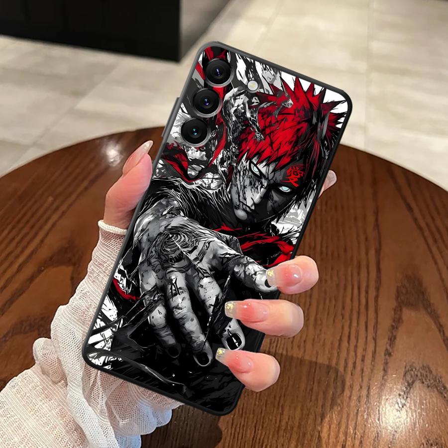 Anime Cool Gaara Soft Back Phone Cover Case for Samsung Galaxy A16 A21s A24 A31 A51 A52 A54 A71 A12 A13 A14 A15 A72 A73 A22 A23