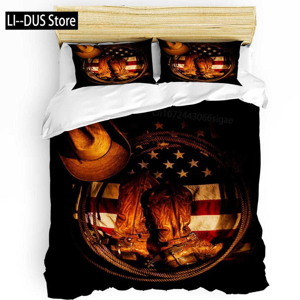 American Flag Bedding Set Baseball Sports Comforter Set 3 Pcs for Kids Teens Adults Room Decor Duvet Cover with 2 Pillowcases
