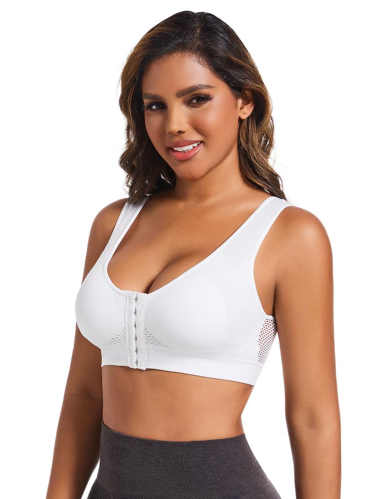 Padded Sports Bras for Women High Impact Seamless Yoga Bra with Removable Cups Athletic Crop Tank Tops Gym Workout Brassieres