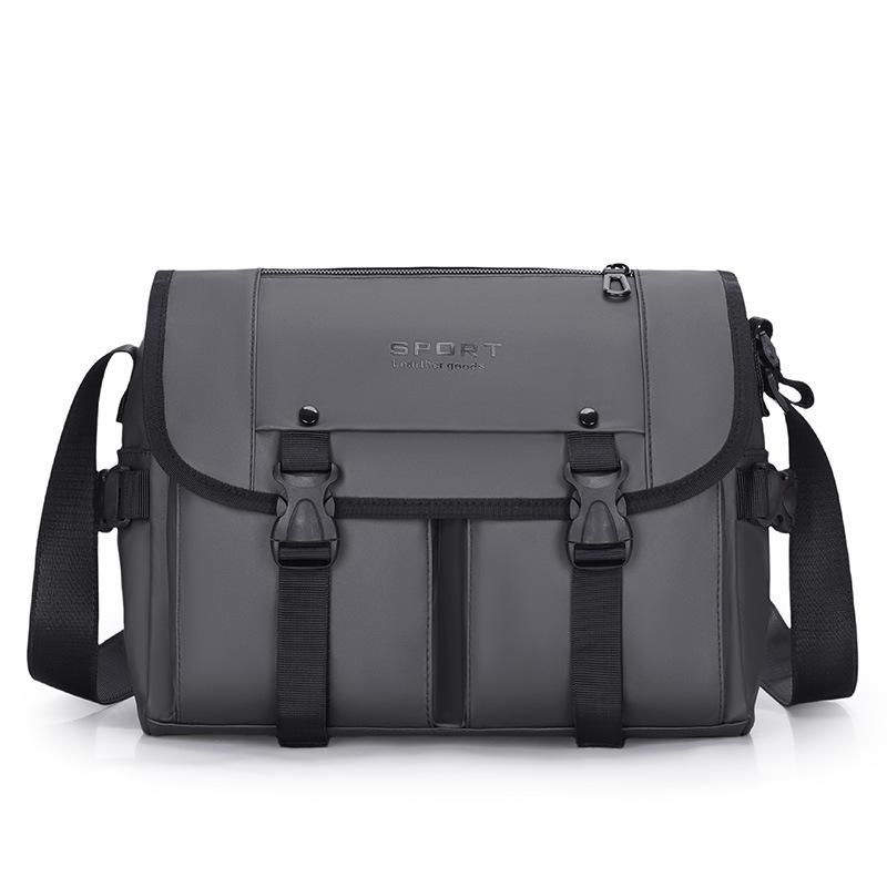 Casual Large-capacity Single-shoulder Bag, Simple Commuting Crossbody Bag, Multi-pocket Versatile and Fashionable Workwear Men's Bag