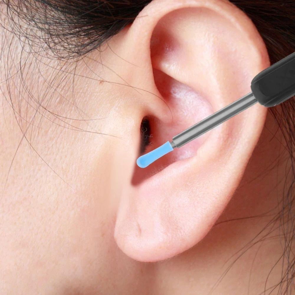 Replacement Ear Wax Removal Tips Silicone Ear Wax Picker Cover  Ear Cleaning Tools