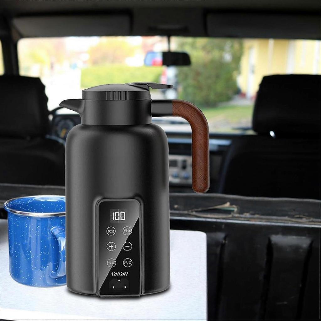 Smart Heating Car Cup, Travel Coffee Mug Car, Electric Kettle Electric Heat Water Cup for Tea Milk Heated