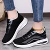 Plus Size Shoes for Women 36-41 Spring Autumn Women Lace Up Platform Wedge Mesh Breathable Flats Non-slip Sneakers Women