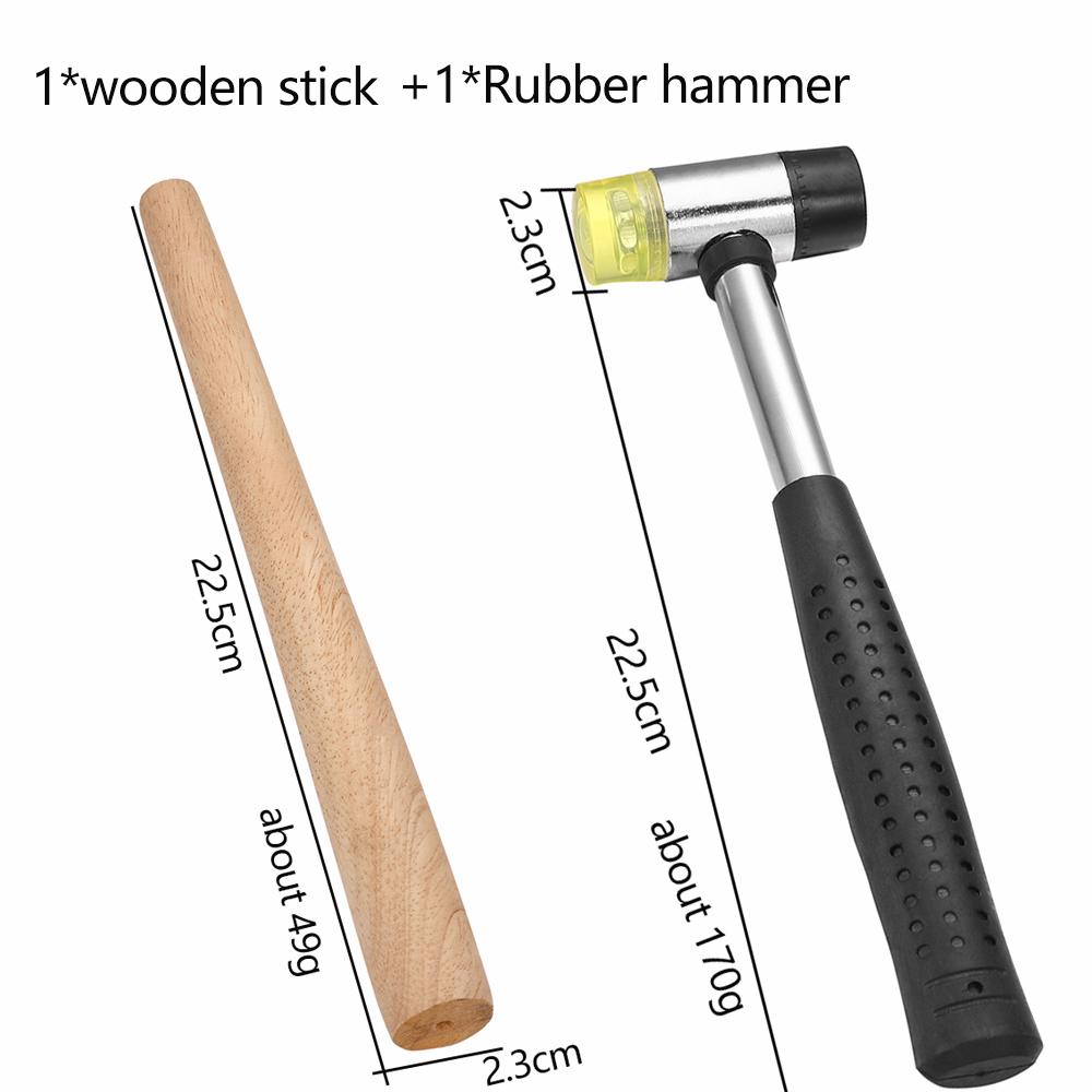 10 Style Finger Sizes Measuring Equipment Metal Stick Ring Sizer Ring Stick Enlarger Mandrel Gauge Tools Set For Jewelry Making