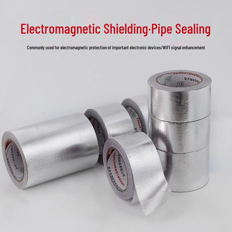 Thickened Heat-Resistant Aluminum Foil Fiberglass Tape for Insulation and Flame Retardant Protection