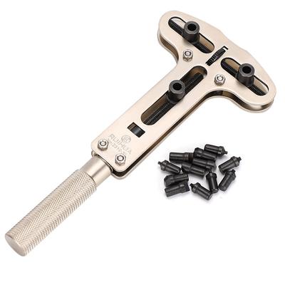 Metal Three Jaw Watch Back Case Opener Cover Remover Wristwatch Repairing Tool with Accessory