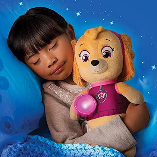 PAW PATROL Skye Plush Talking and Singing Doll with Flashlight and Mini 32cm Toy, Flashlight, [Used]