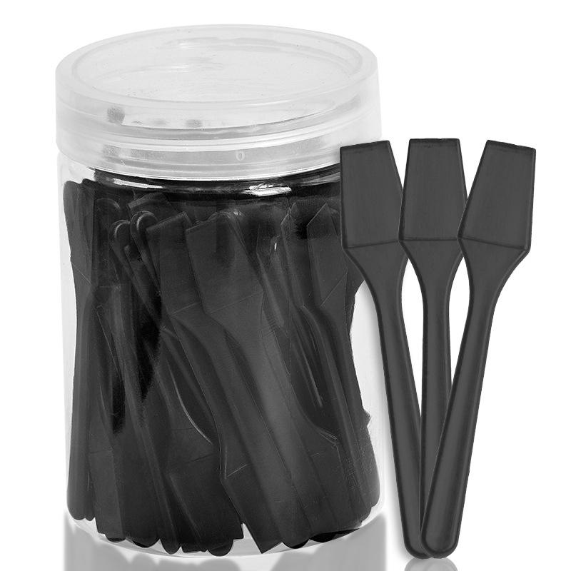 100 Pcs/Jar Mini Cosmetic Spatula Scoop Face Cream Makeup Mask Mixed Spoon Beauty Diy Tools Eye Facial Makeup Applicator Sticks