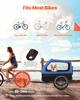 Dog Bike Trailer, Supports up to 40 kg, Pet Cart Bicycle Carrier for Small & Large Dogs, Easy Folding Frame with Quick Release Wheel, Universal