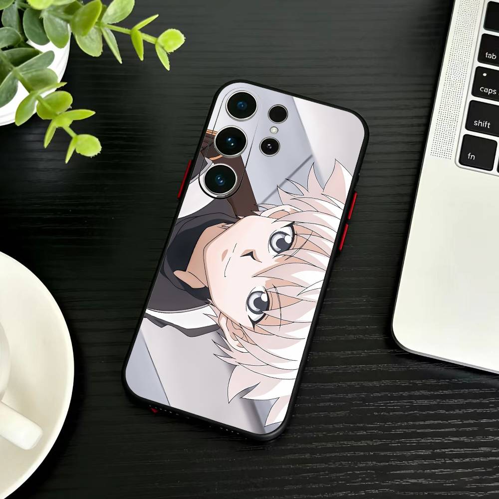 G-Killua Zoldyck K-Hunter X Hunter Phone Case For Samsung S26,S25,S24,S23,S22,S21,S20,Plus,Fe,Lite,Others Black Cover