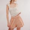 Women's Shorts Fashion Striped Casual Elastic-pocket Beach Shorts Women's Pants