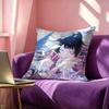 G-Genshin Columbina Impact Square Double-Sided printed Pillow Case Bedroom Bedside Pillow Sofa Cushion Cover
