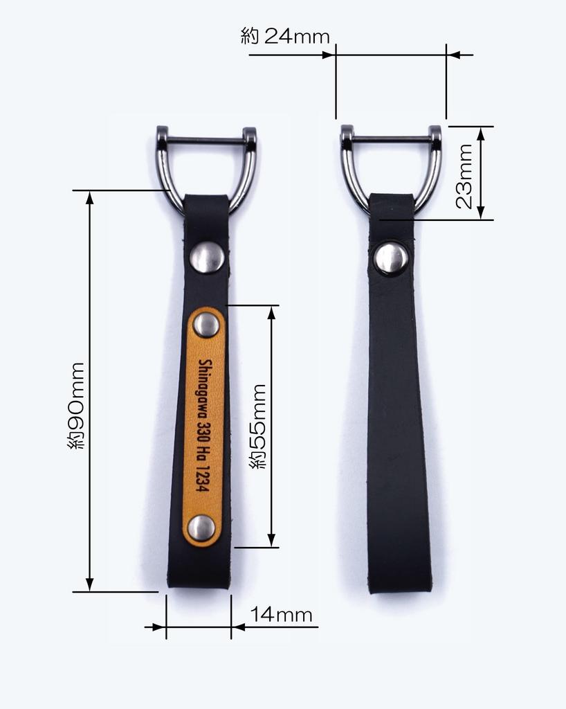 [NONINA] Genuine Leather Key Case Made in Japan Oil Leather