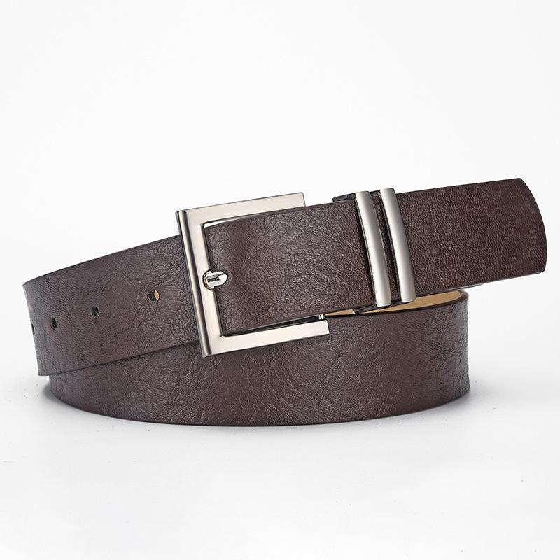Fashionable Pin-Buckle Versatile Instagram-Style Wide Belt Korean-Style Minimalist and Elegant Metal-Buckle Women’s Belt