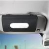 Leather Car Tissue Box Car Sun Visor Type Block Hanging Container Towel Napkin Holder Paper Rack Organizer Storage Bag