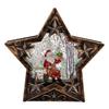 Cross Border New Christmas Decoration Crystal Ball Snowflake Light Glowing Santa Claus Lamp Creative Christmas Gift