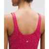 Lululemon Align  TAnk Top  Light Support  A B Cup leopArd dAisy Desert Red mAgentA Smoke