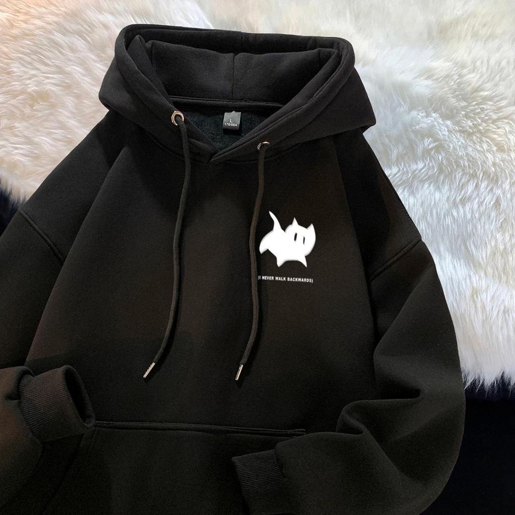 Men's Trendy Printed Hooded Sweatshirt - New Loose-Fit Autumn/Winter Hoodie