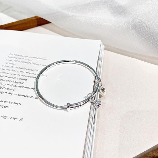 Brățară pentru femei, culoare argintie, reglabilă, delicată, dulce, nonalergică, cadou electroplating Lotus Seedpod, farmec, brățară pentru fete, bijuterii de modă