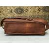 Bag Messenger Briefcase  Full Flap New Leather Satchel Shoulder Laptop
