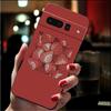 For Google Pixel 10 9 Pro XL Silicone Phone Soft Case For Google Pixel 9A 8A 7A 6A 5 Cover Shell Strawberry Cat Cartoon