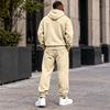 Unisex Kapuzenpullover und Jogginghose Zweiteiliges Trainingsanzug-Set