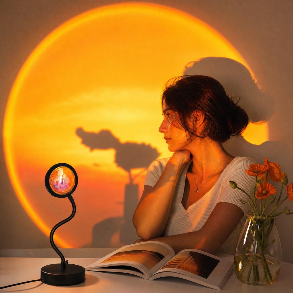 Projection Lamp for Photography, Night Light Decorative for Bedroom Living Room