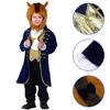 Tumao Halloween Cosplay Costume for Boys, Beast Costume, Halloween Prince Costume, Boys Cosplay Costume for Recitals, Parties, Halloween, Christmas,