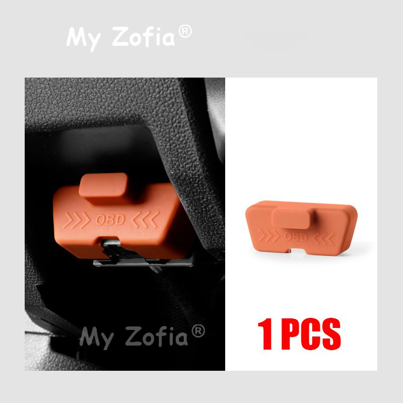 For Leapmotor C10 2024 2025 2026 Car Computer diagnostic interface OBD silicone protective cover dust cover Accessories