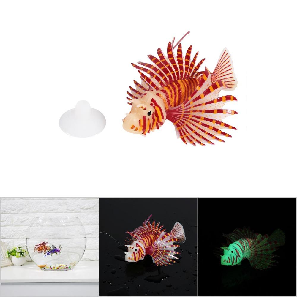 Simulation Aquarium Artificial Fish Colorful Floating Ornament Simulation Underwater Ornaments Luminous Aquarium Fake Fish